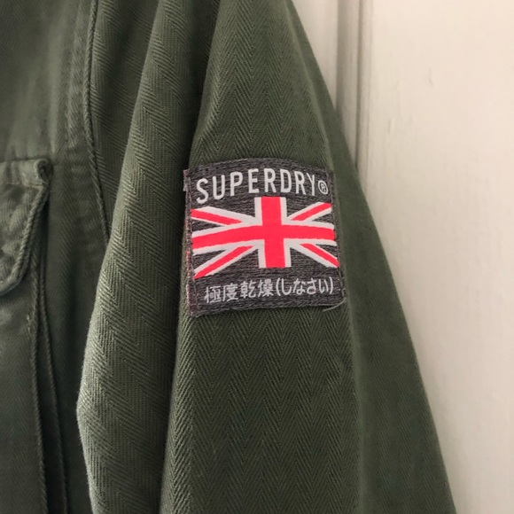 SUPERDRY REVOLUTION LIBERTY Military Style Jacket Size Small - Picture 2 of 8